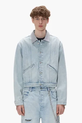 Contrast Collar Trucker Jacket