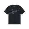 Crystal Slanted Script Tee