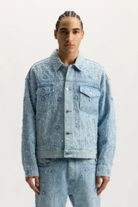 Embellished Trucker Jacket