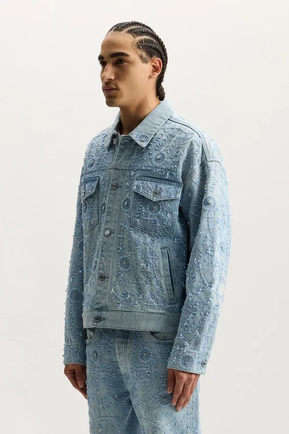Embellished Trucker Jacket