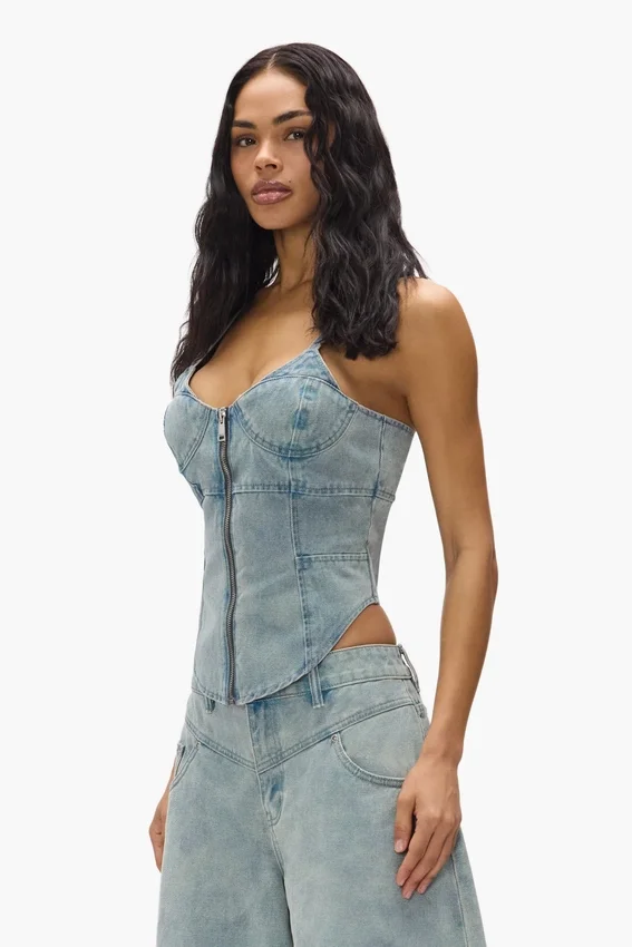Front Zip Corset