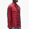 Half & Half Flannel Shirt