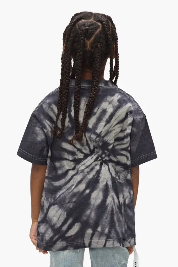 Kids' Tri-Wordmark Tie Dye Tee