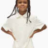 Kids' Wordmark Repeat Terry Polo