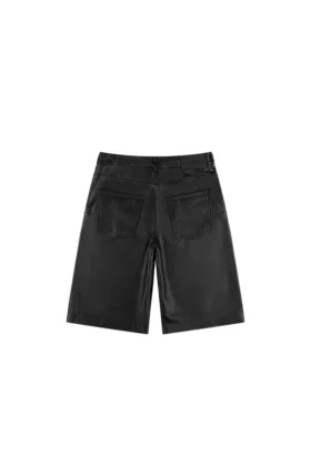 Leather Track Short