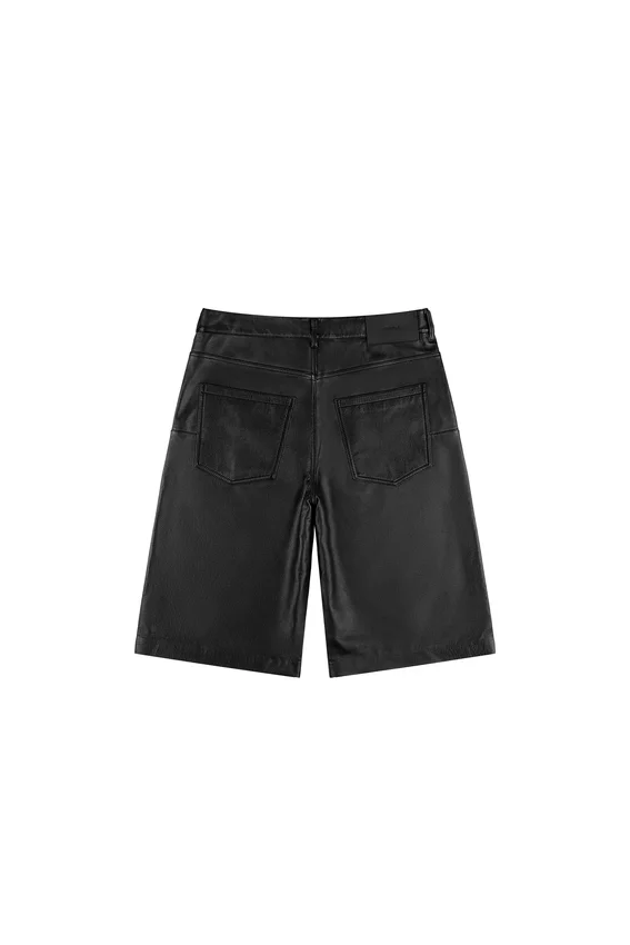 Leather Track Short