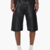 Leather Track Short