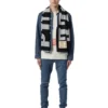 P905 SCARF - Exclusive Greyscale Oversized Logo