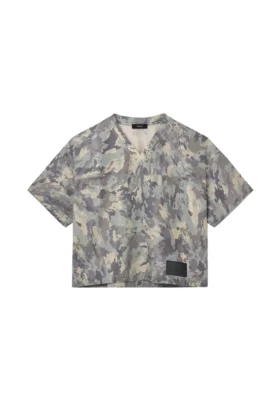 Painted Camo Leather Tee