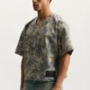 Painted Camo Leather Tee