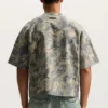 Painted Camo Leather Tee