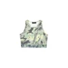 Painted Camo Nylon Bralette