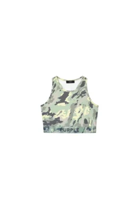 Painted Camo Nylon Bralette