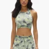 Painted Camo Nylon Bralette