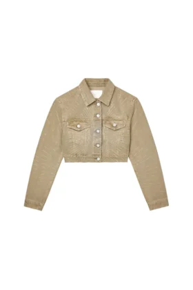 Radial Bling Crop Jacket
