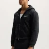 Script Zip Up Hoodie
