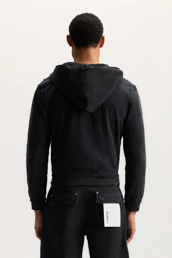 Script Zip Up Hoodie