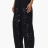 Sequin Barrel Leg