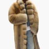 Shawl Collar Fur Coat