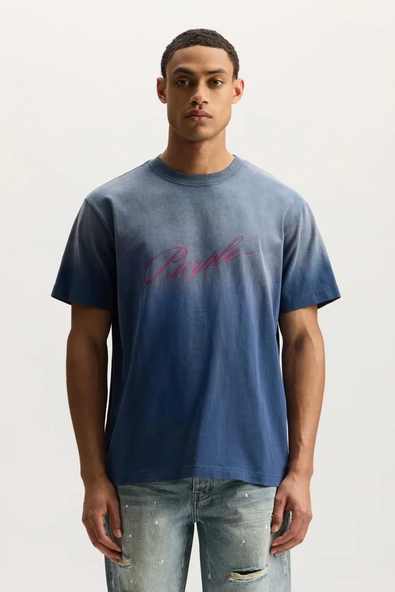 Slanted Script Tee