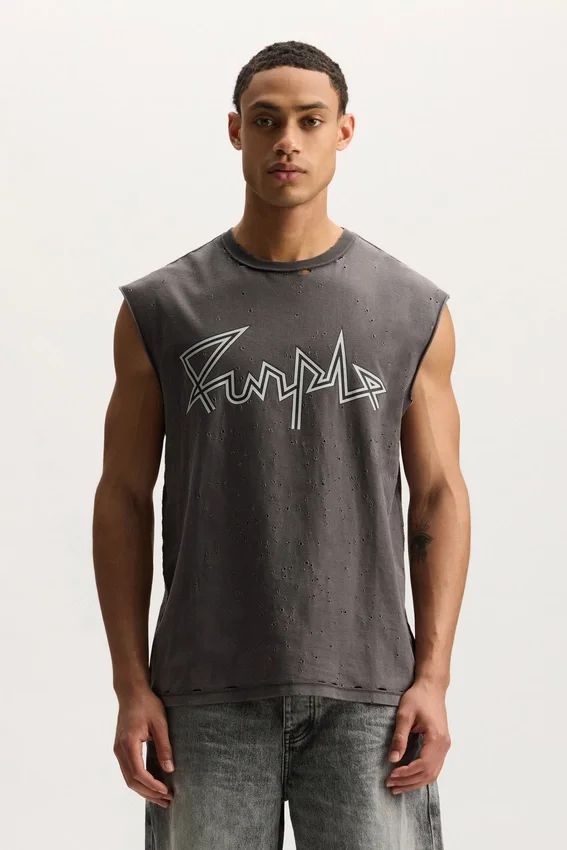 Voltage Script Tank Top