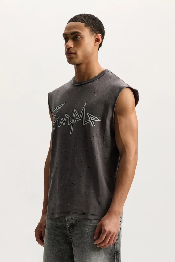 Voltage Script Tank Top