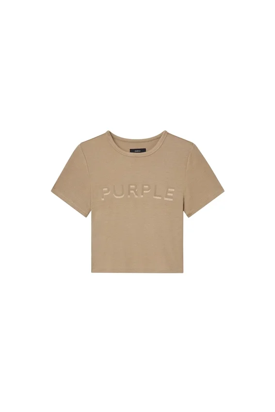 Wordmark Applique Rib Baby Tee