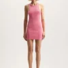 Wordmark Rib Cut Out Dress