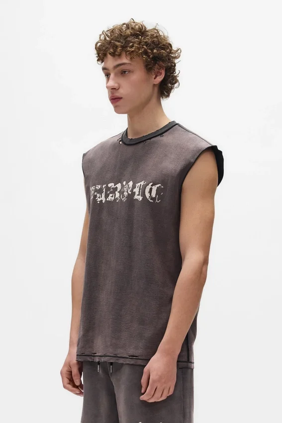 Worn Gothic Tank Top