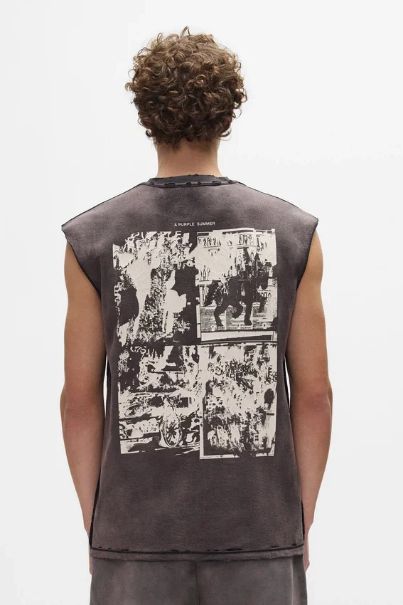 Worn Gothic Tank Top